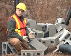 Building a snake hibernaculum